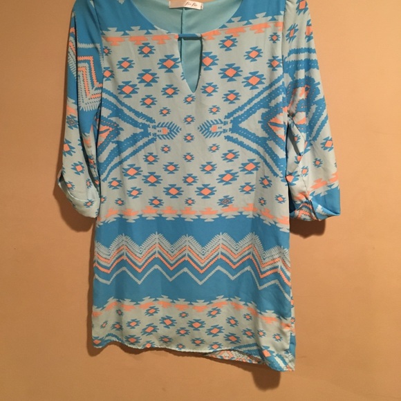 Dresses & Skirts - Blue Tunic Dress